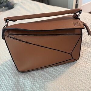 Puzzle purse - camel - s - NWOT